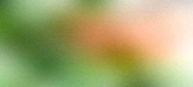 Green orange grainy gradient on white background noise texture effect copy space