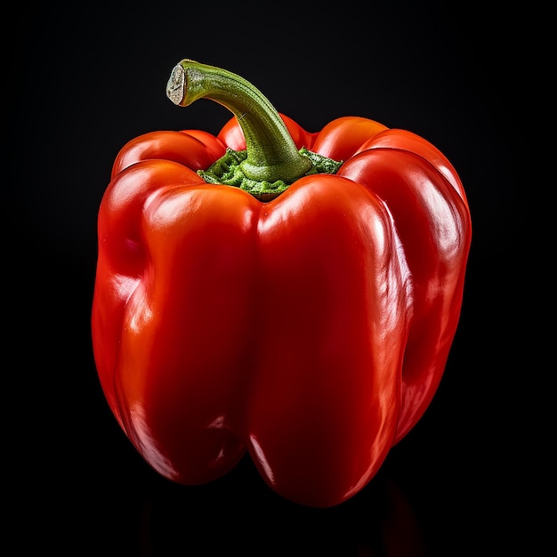 Green Orange Red Capsicums Isolated