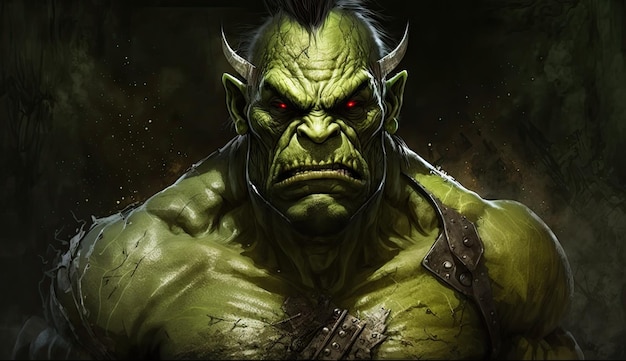 Photo green orc