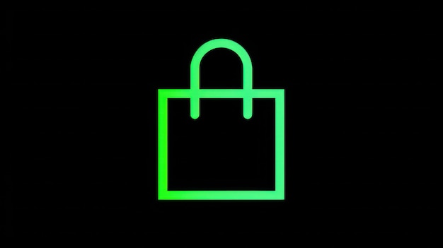 緑色のパッドロックが緑色の背景でパッドロックと書かれています