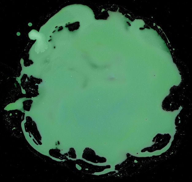 green paint stain texture background
