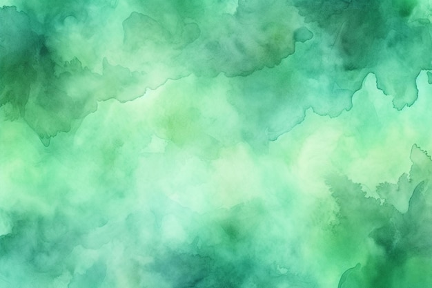 Green pastel watercolor background