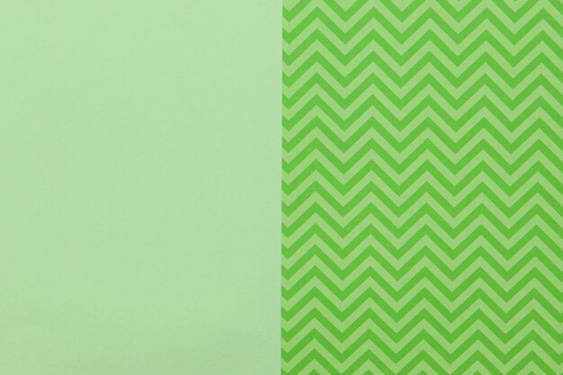 Green pattern and plain surface