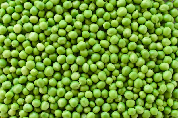 Зеленый горошек Фон из зеленого горошка Правильное питание Концепция вегетарианства