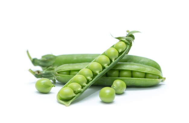 초록 콩 야채 콩은  콩에 분리되어 있습니다.