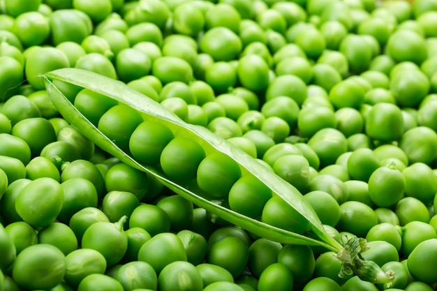 Photo green peas