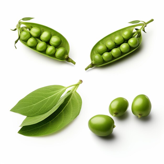 Photo a green peas