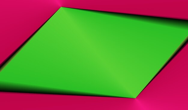 Green pink abstract card background