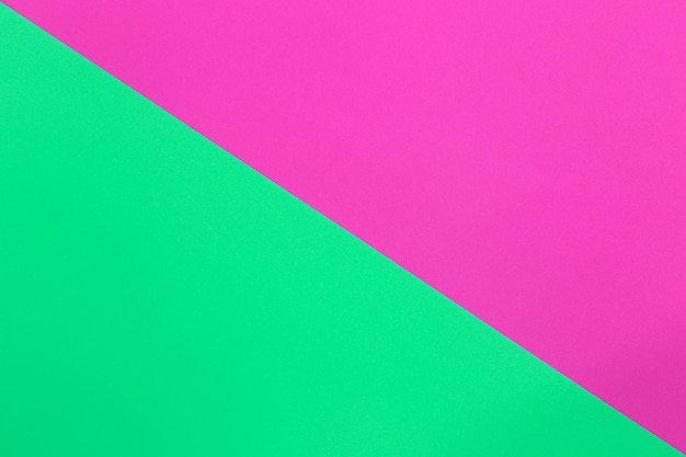 Photo green and pink of cardboard art paper.