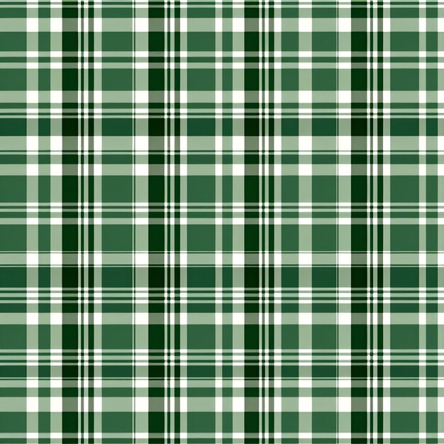 Photo green plaid pattern background texture ai generated