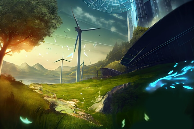 Green planet concept