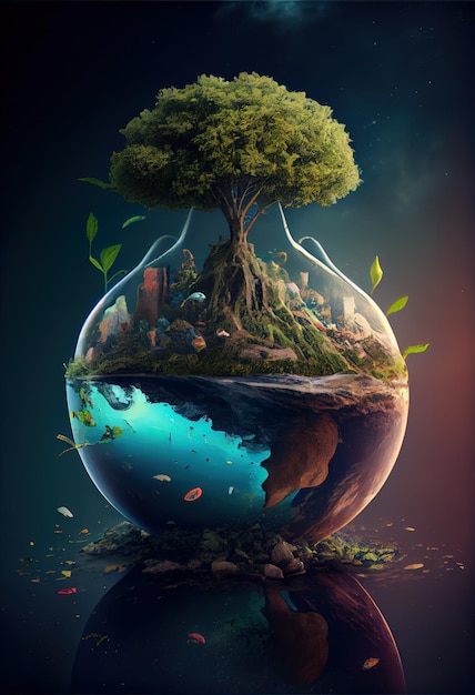 Green planet concept