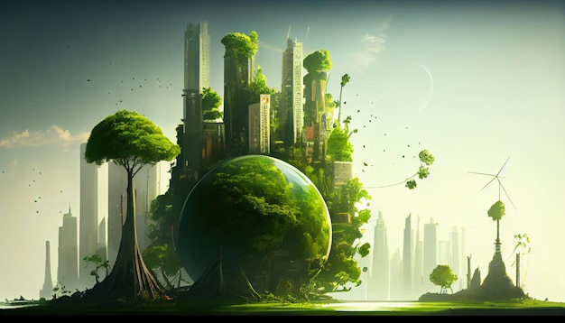 Green planet concept