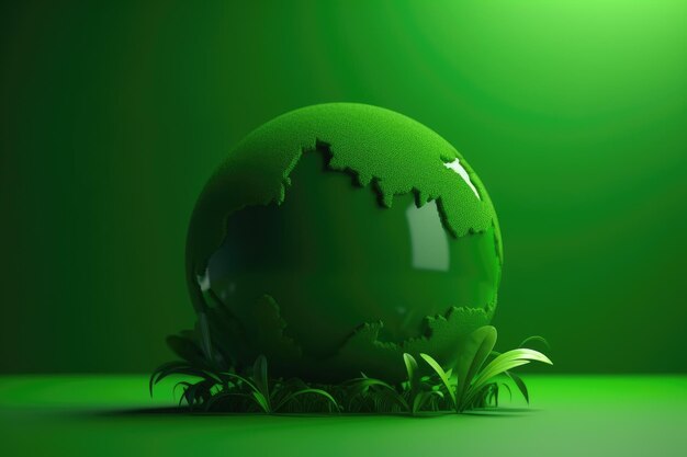 Photo green planet concept