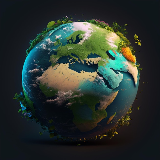 green planet earth