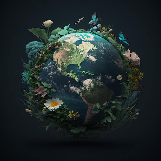 green planet earth