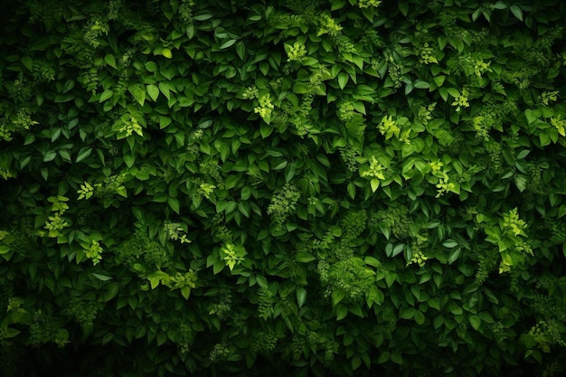 緑の背景のある緑の植物