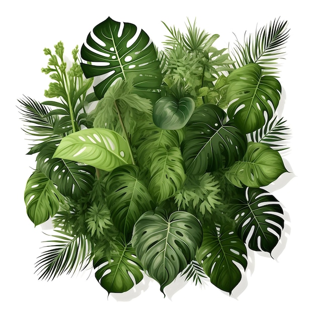 зеленое растение с большим количеством листьев и словом " естественный "