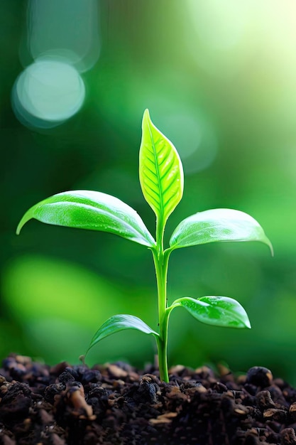 A green plant with the word plant on it