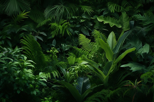 Green plants Beautiful illustration picture Generative AI