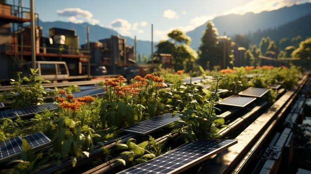 Photo green plants