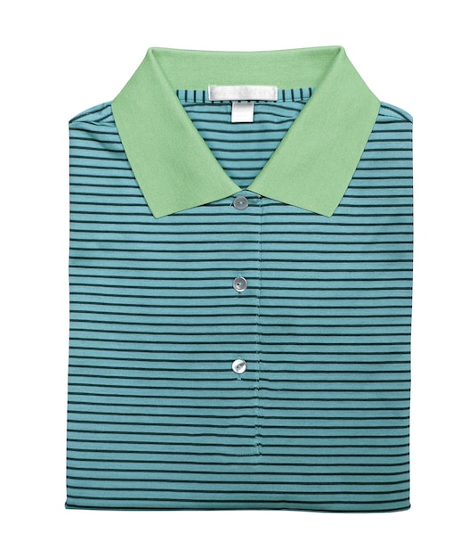 Photo green polo shirt