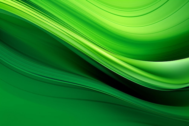 Green polygonal abstract design with a diagonal gradient