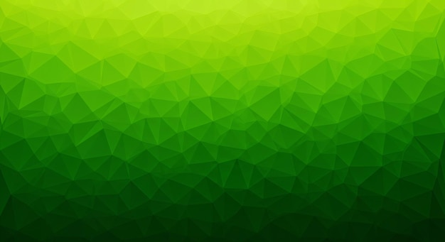Green polygonal gradient background