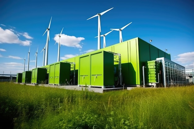 green Power plant solutions AI Generated