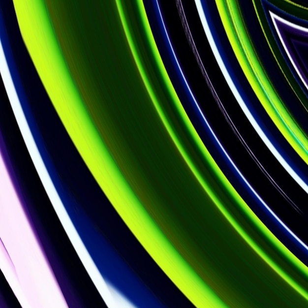 A green and purple background with a purple and green circle.