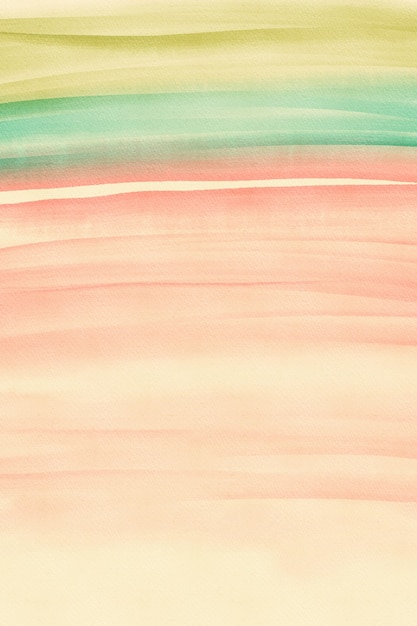 green, red, cream watercolor background ombre