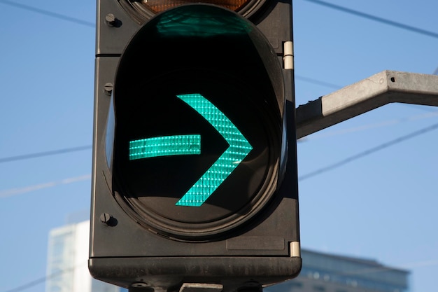 Premium Photo Green Right Arrow Traffic Light premium-photo-green-right-arrow-traffic-light