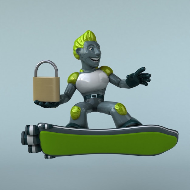 Green Robot animation