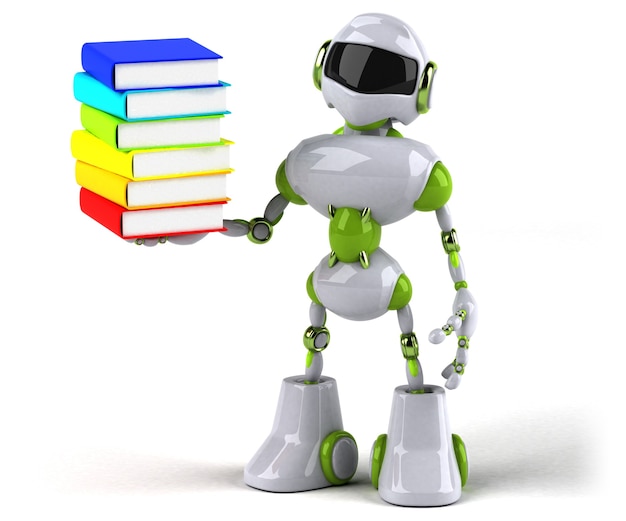 green robot illustration