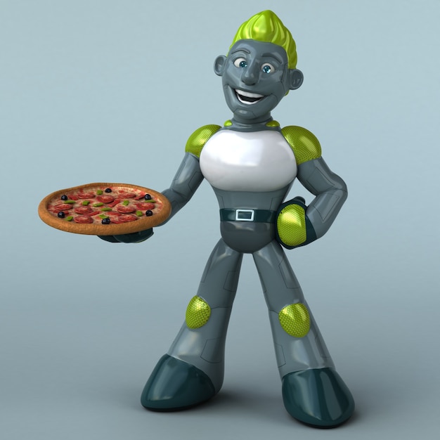 Green Robot illustration