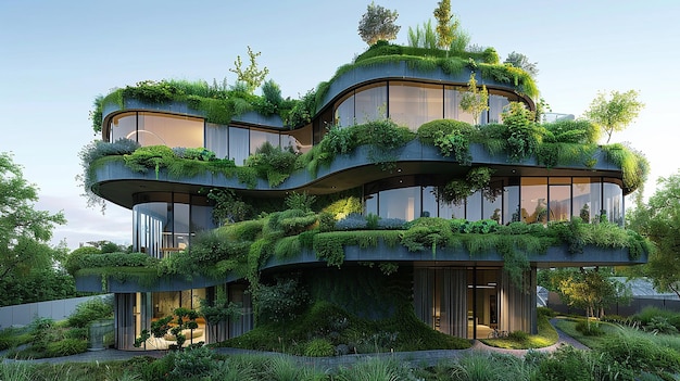 the green roof of this building is a green house