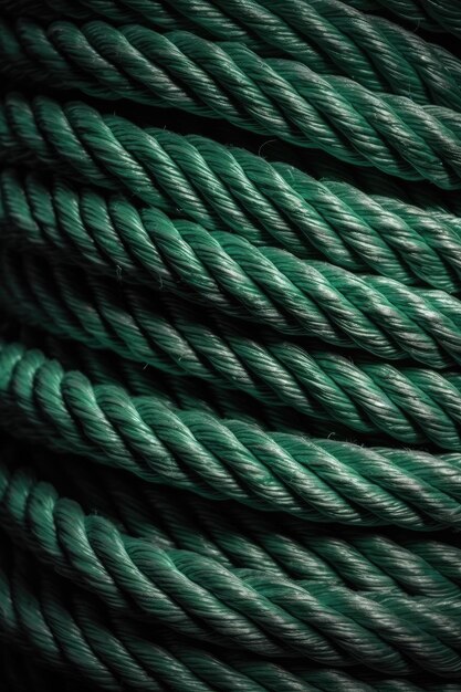 Green rope texture background