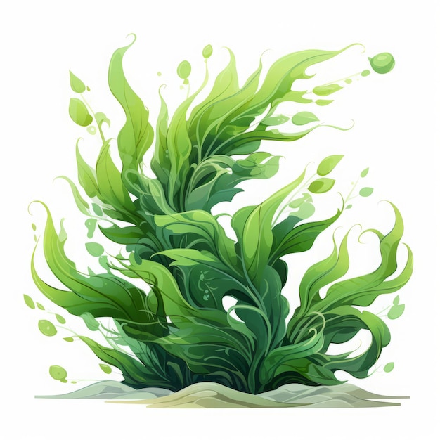 Photo green seaweed