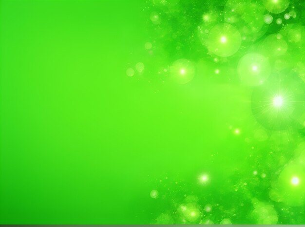 Green shining abstract background