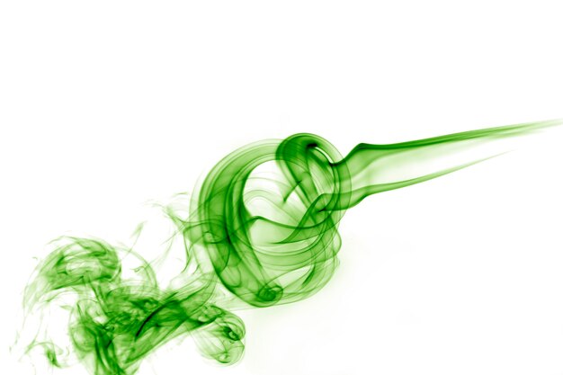 Green smoke movement.