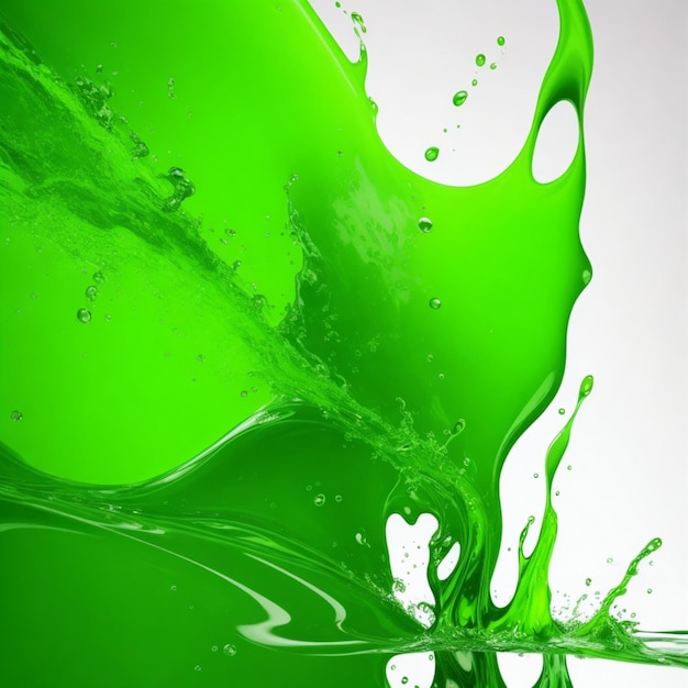 green splash