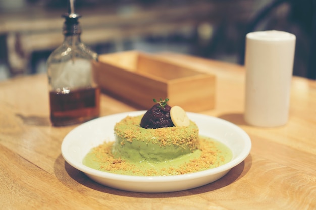 写真 緑茶ホットケーキ