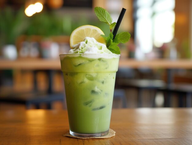 Green tea iced lemonade