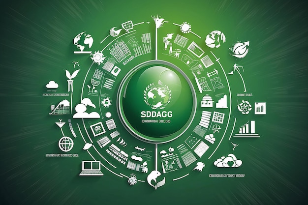 Green technology Environmental technology concept Sustainable development goals SDGs