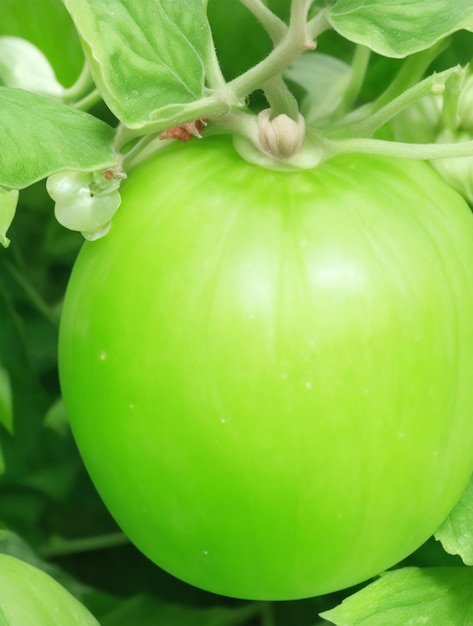 Зеленый помидор для салата