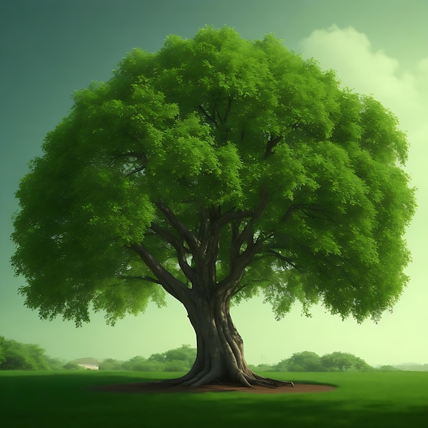 写真 緑の木