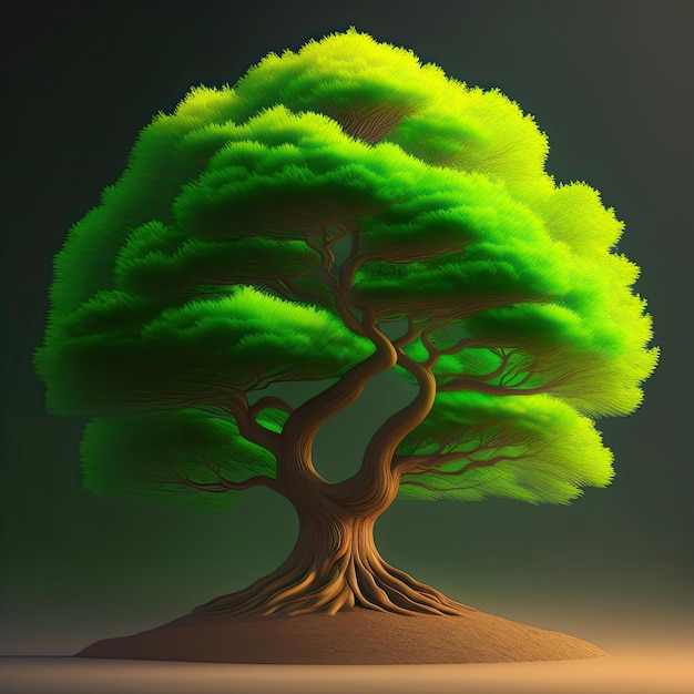 Green tree