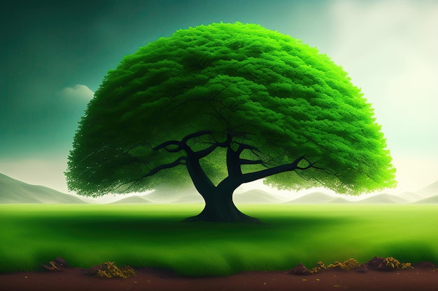 Green tree