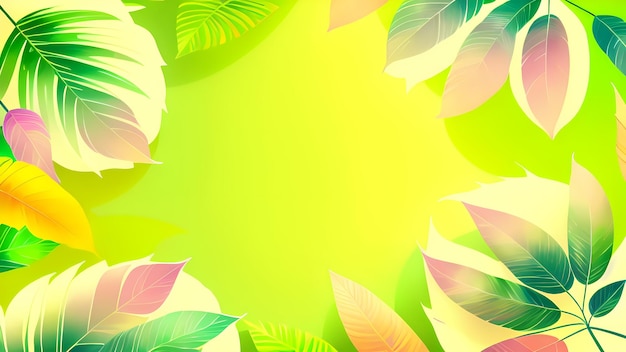 Green tropical leaf high quality background