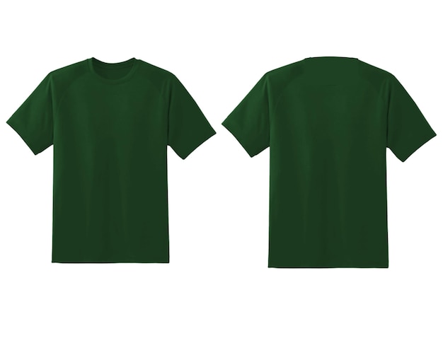 green tshirt mockup Kaos warna hijau